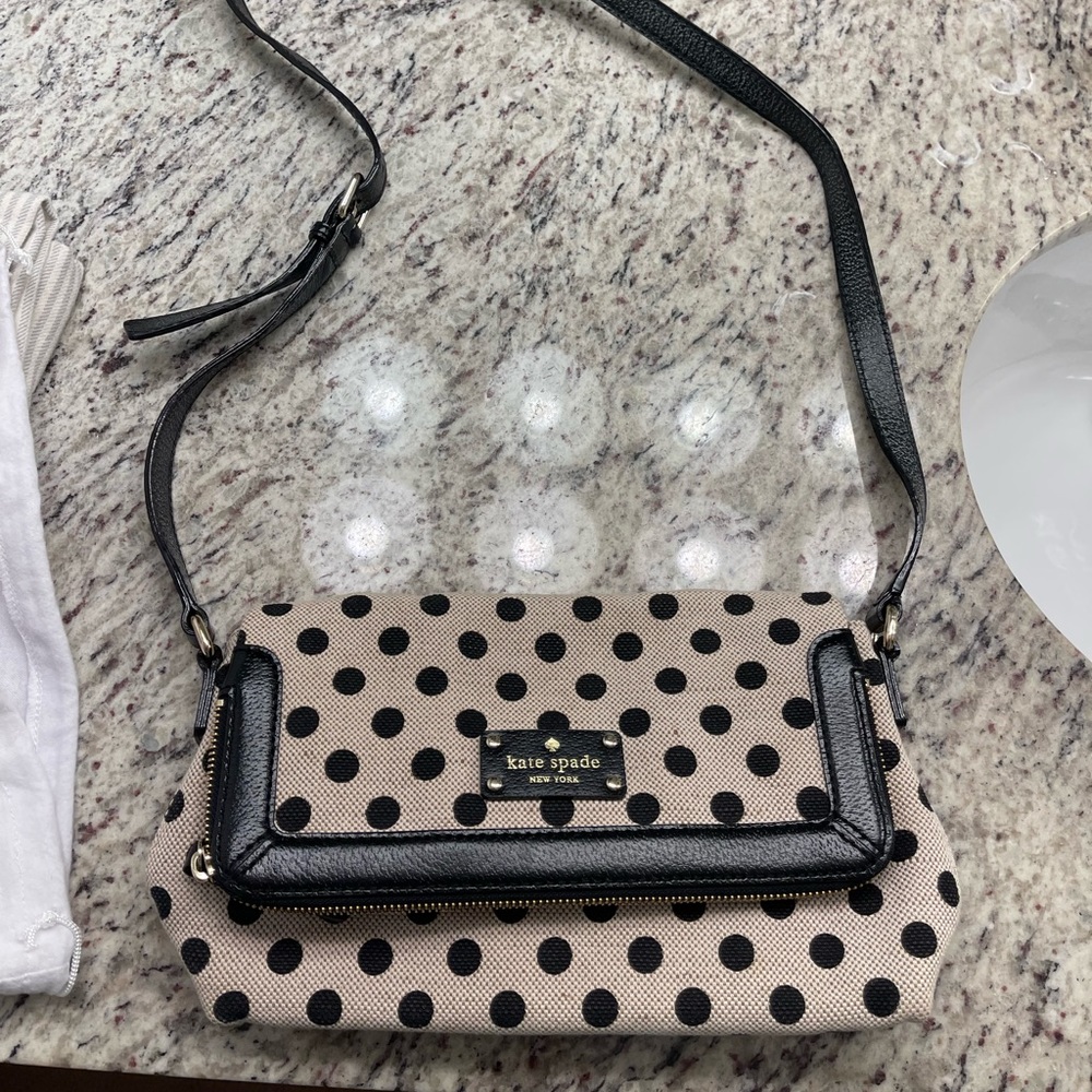 Kate spade polka dot crossbody